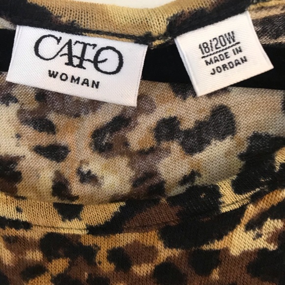 Cato Animal print top - Picture 3 of 3